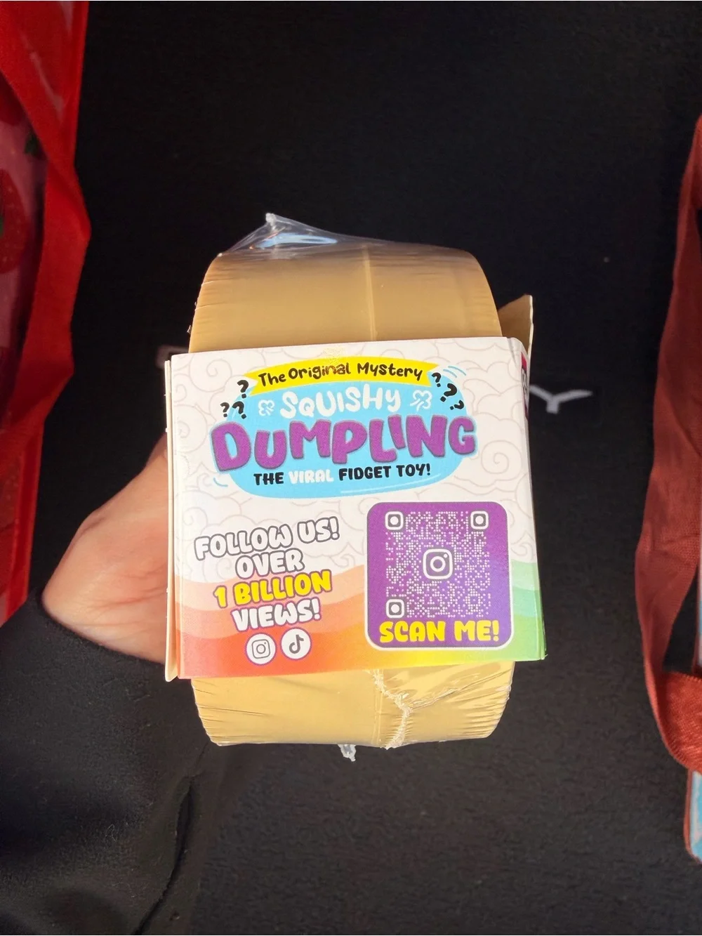 Squishy Dumpling Viral Fidget Toy - Yellow by